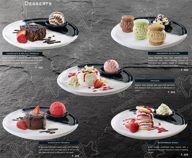 Mövenpick menu
