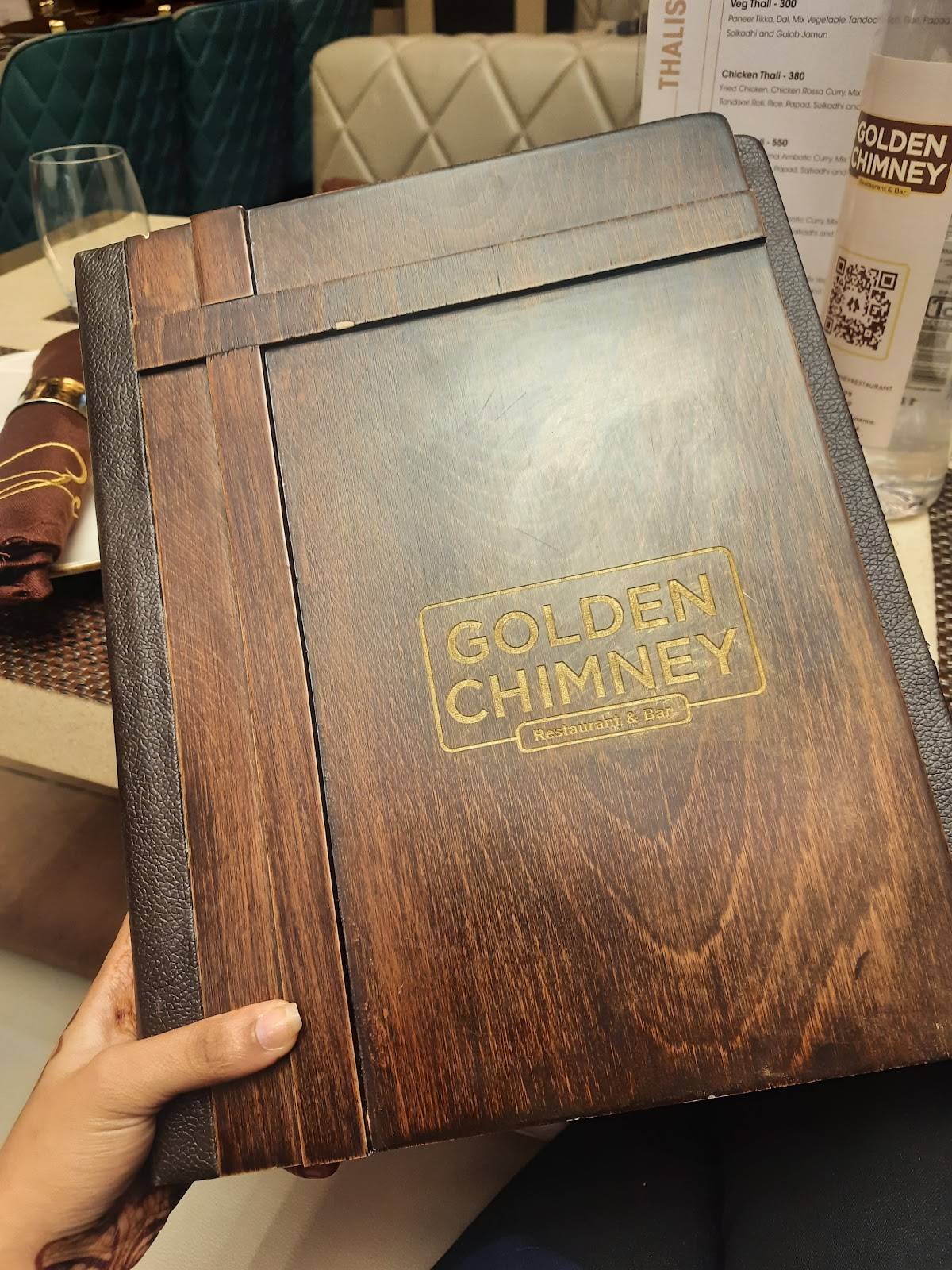 Golden Chimney Restaurant & Bar menu