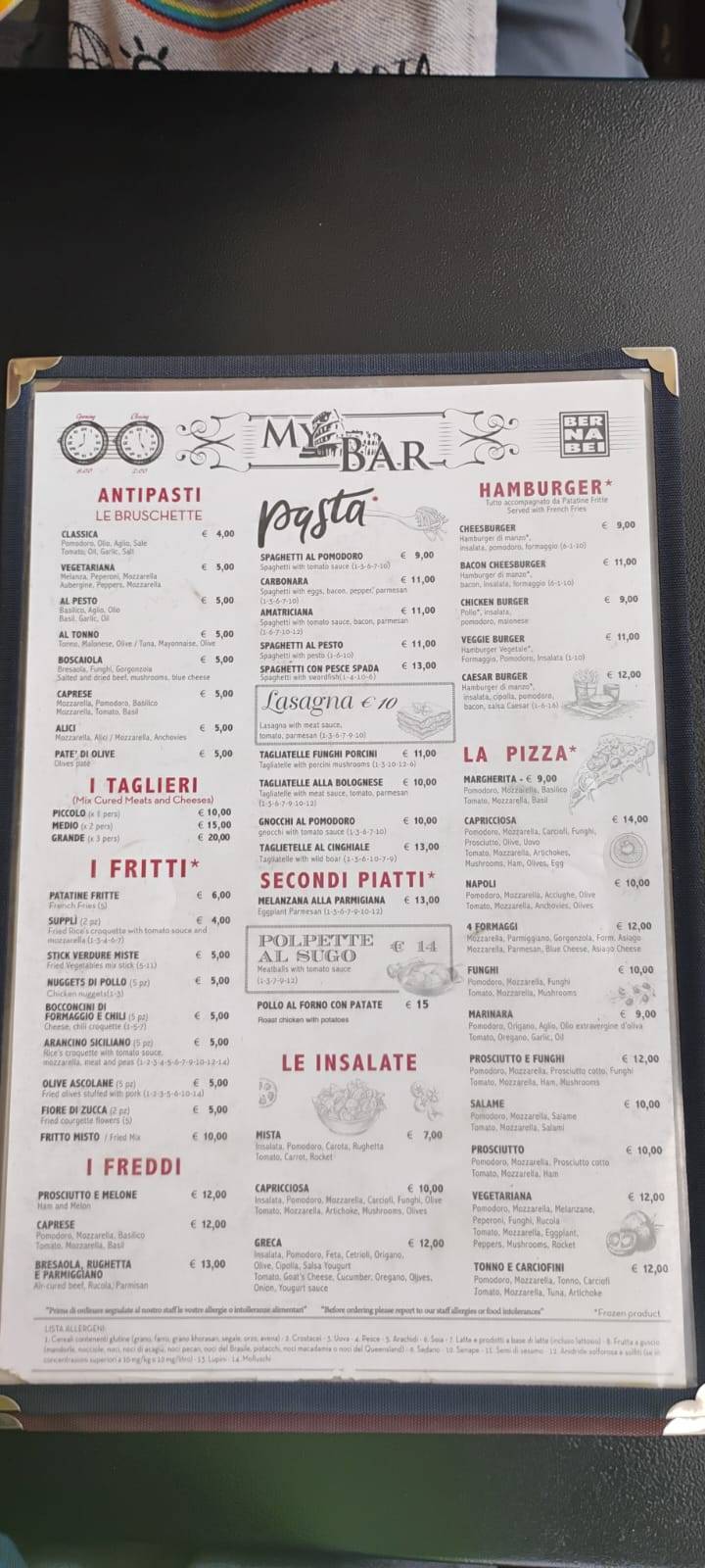Menu di My Bar 