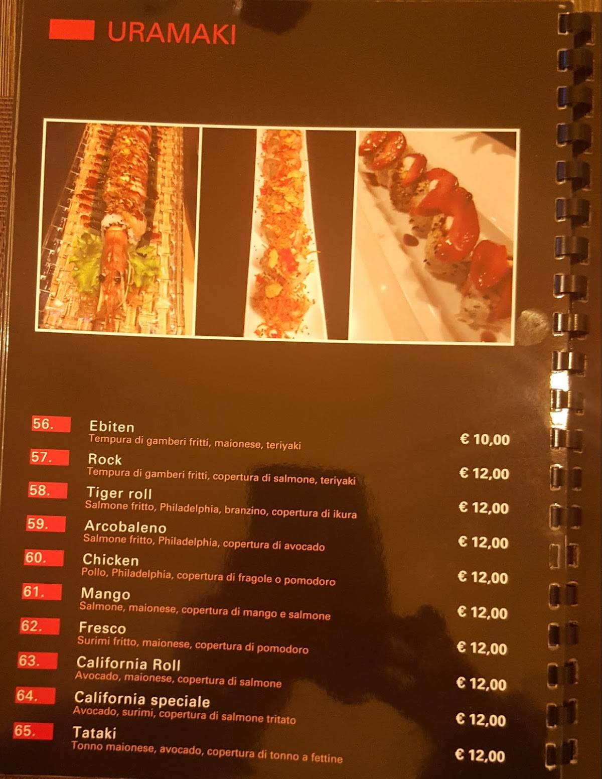 Menu di Sushi Nagoya Altamura 