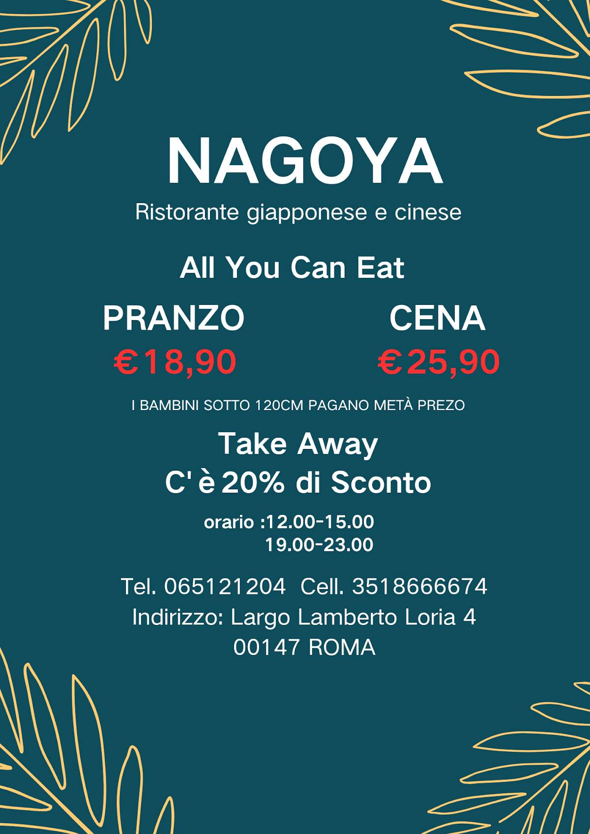 Menu di Nagoya 