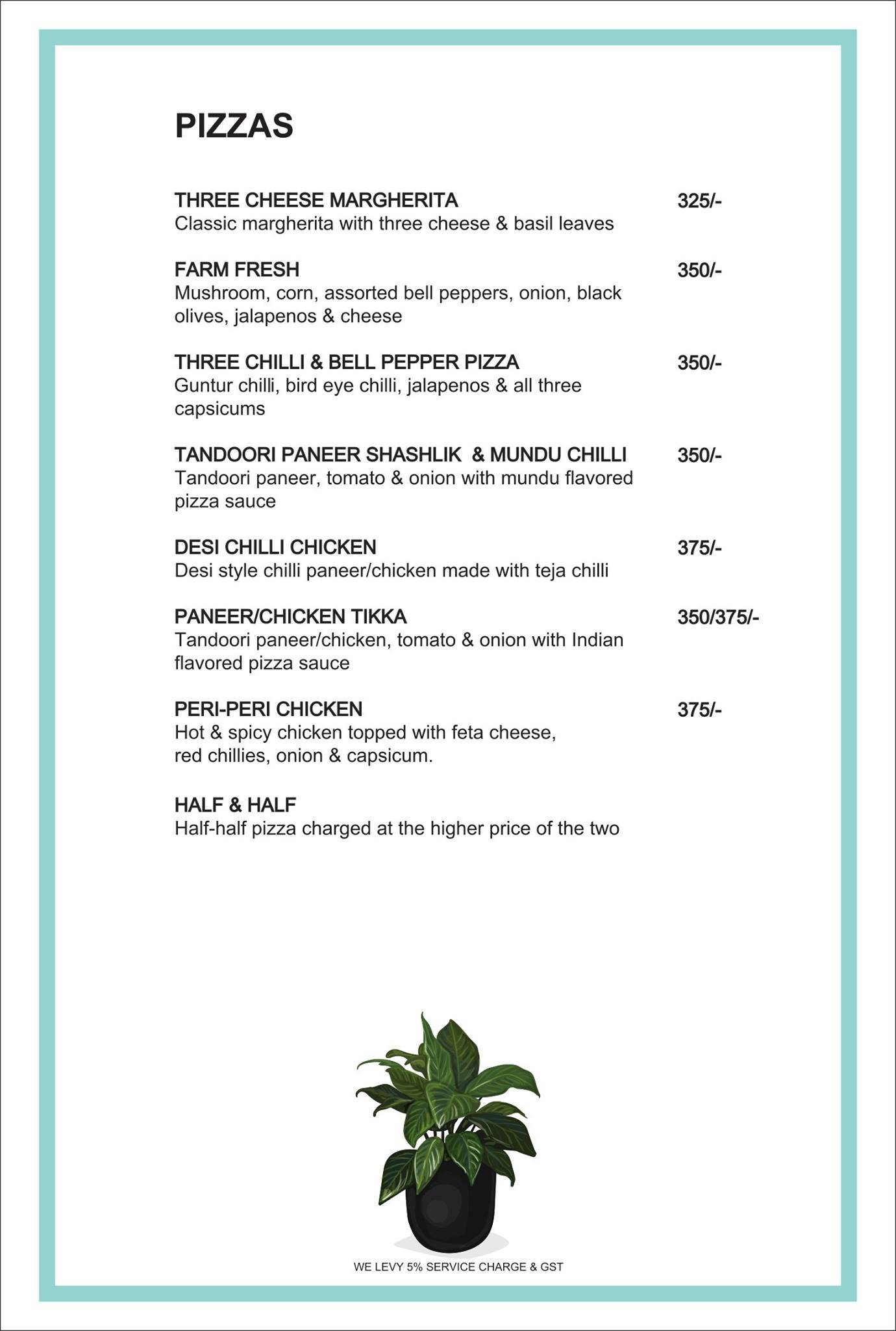 Mocha - Cafe & Bar menu