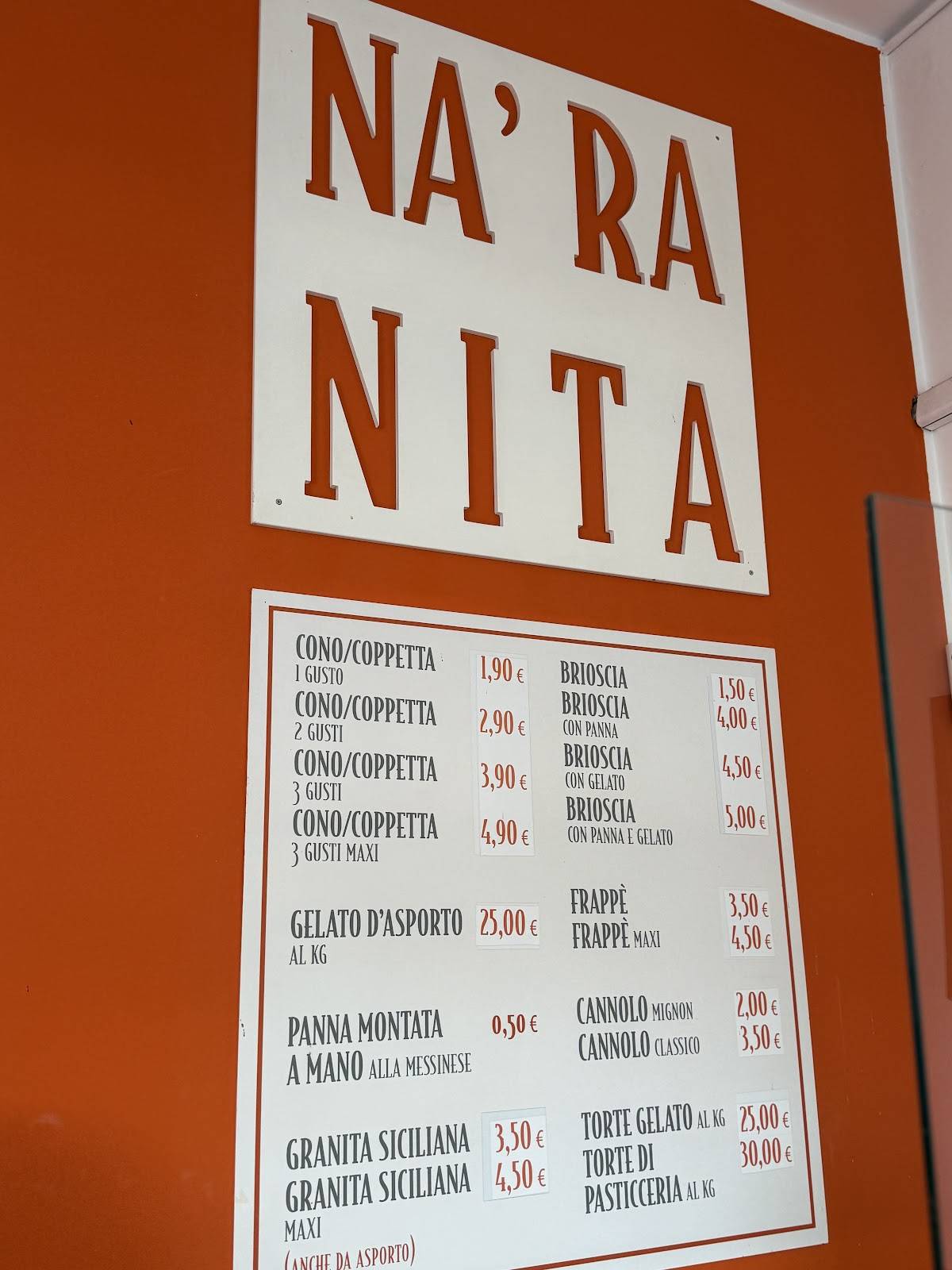 Menu di Na'Ranita 