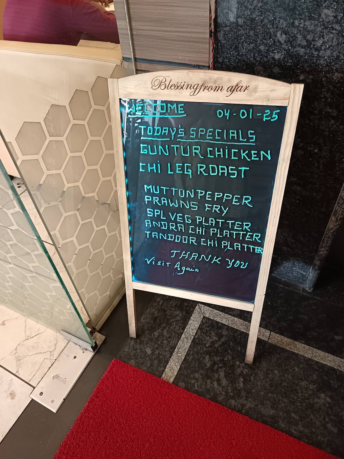 Narmada Restaurant Rajaji Nagar menu