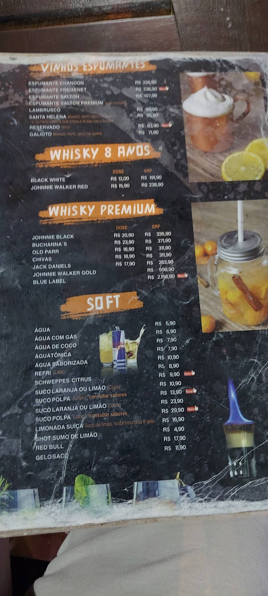 Só Mais Uma cardápio