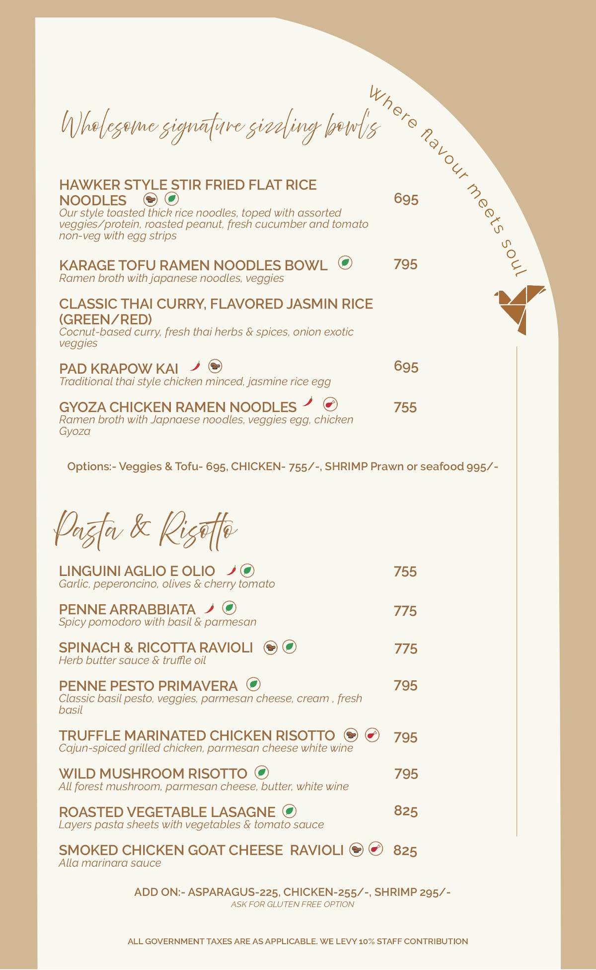 Ivoryy.Delhi menu