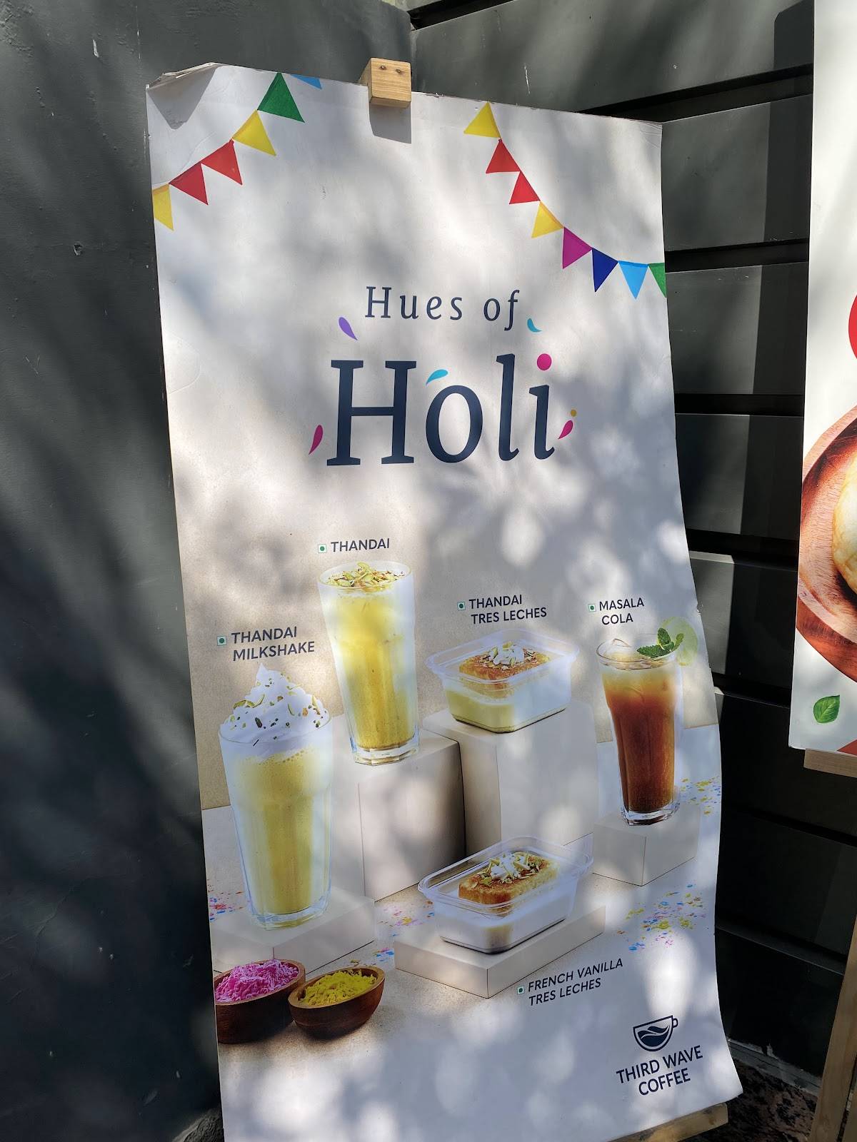 Third Wave Coffee menu