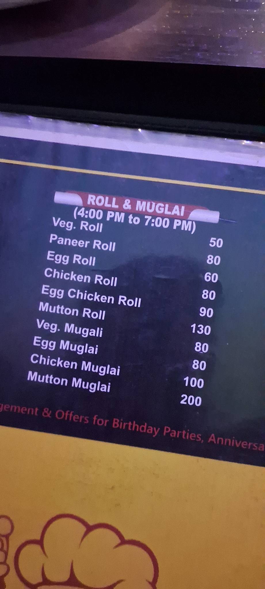 New Madhuwan Restaurant menu