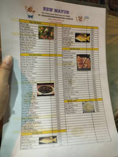 New Mayur menu