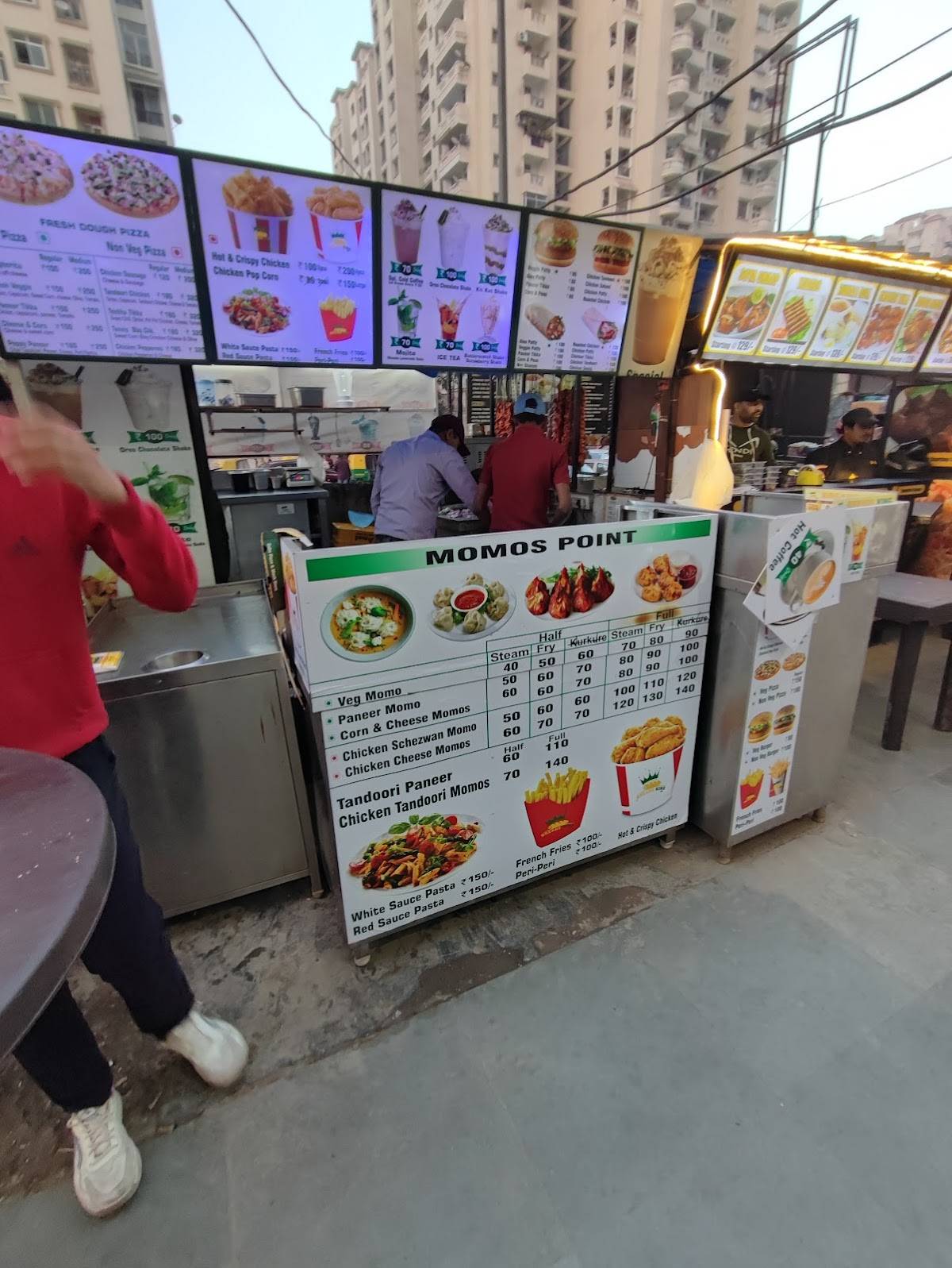 Momos Point menu