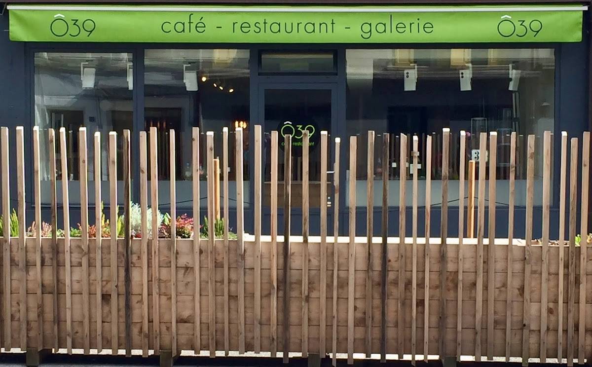 Menu de Ô39 café restaurant galerie