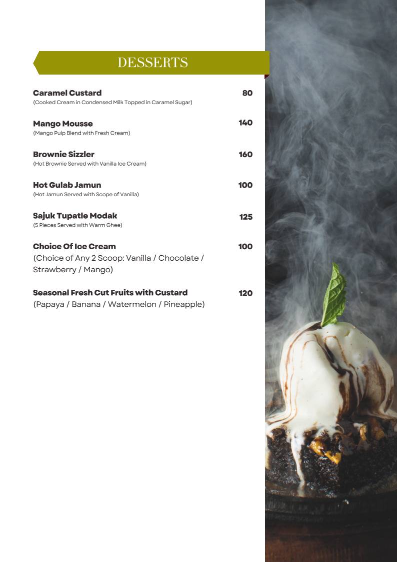 O'LEAF Taste Ka Tadka. Multicuisine Restaurant menu