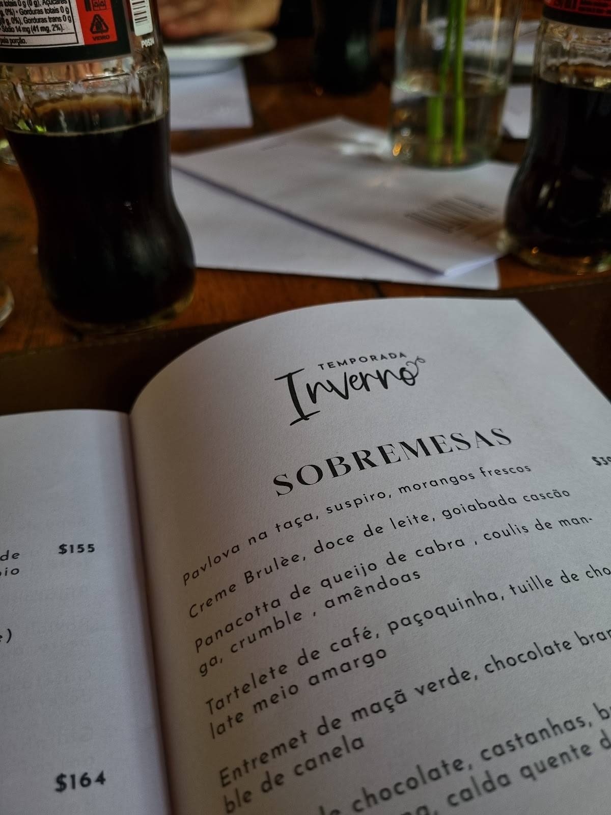 Ollivia Gastronomia cardápio