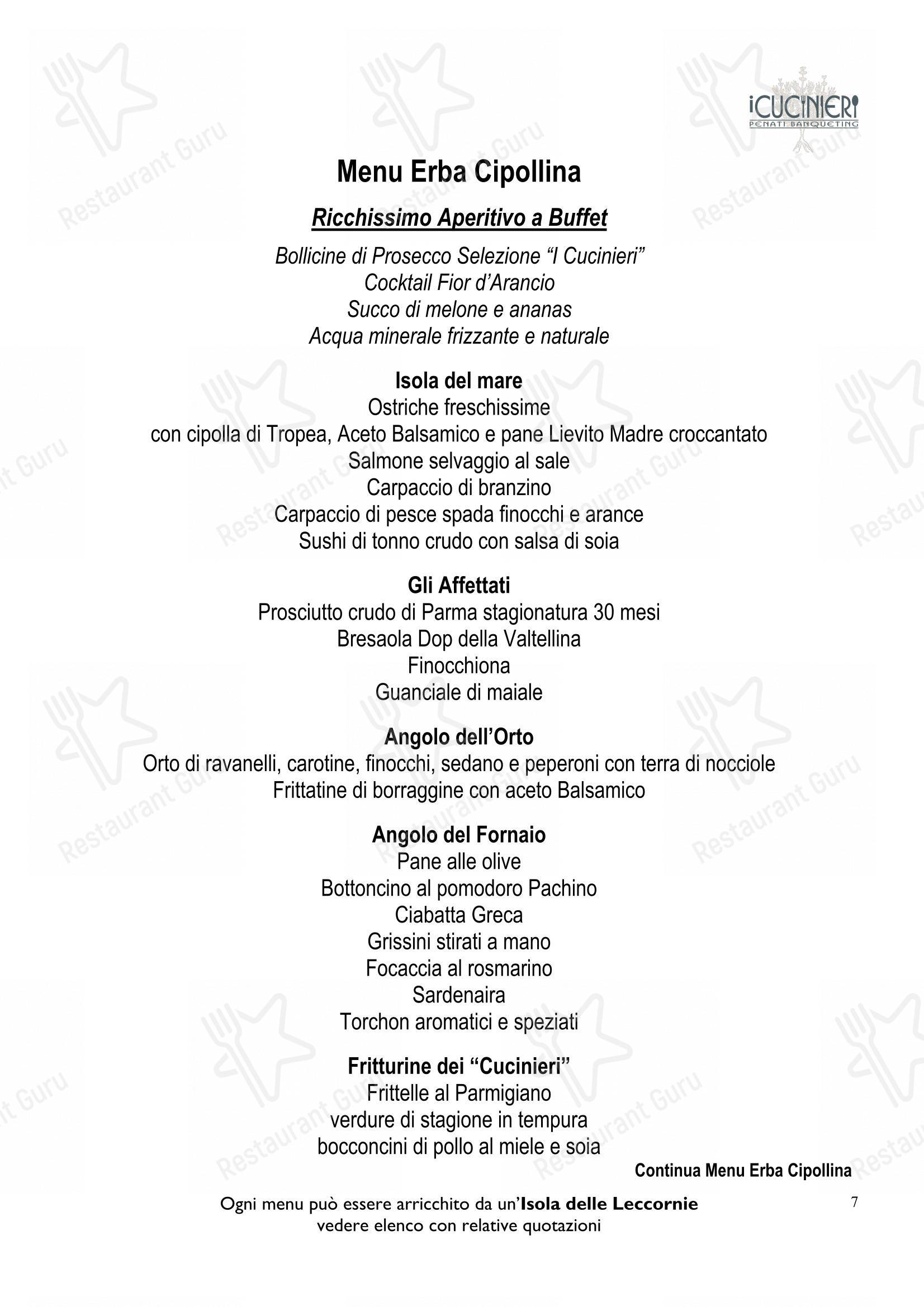 Menu di One Off Appetizer - Menu