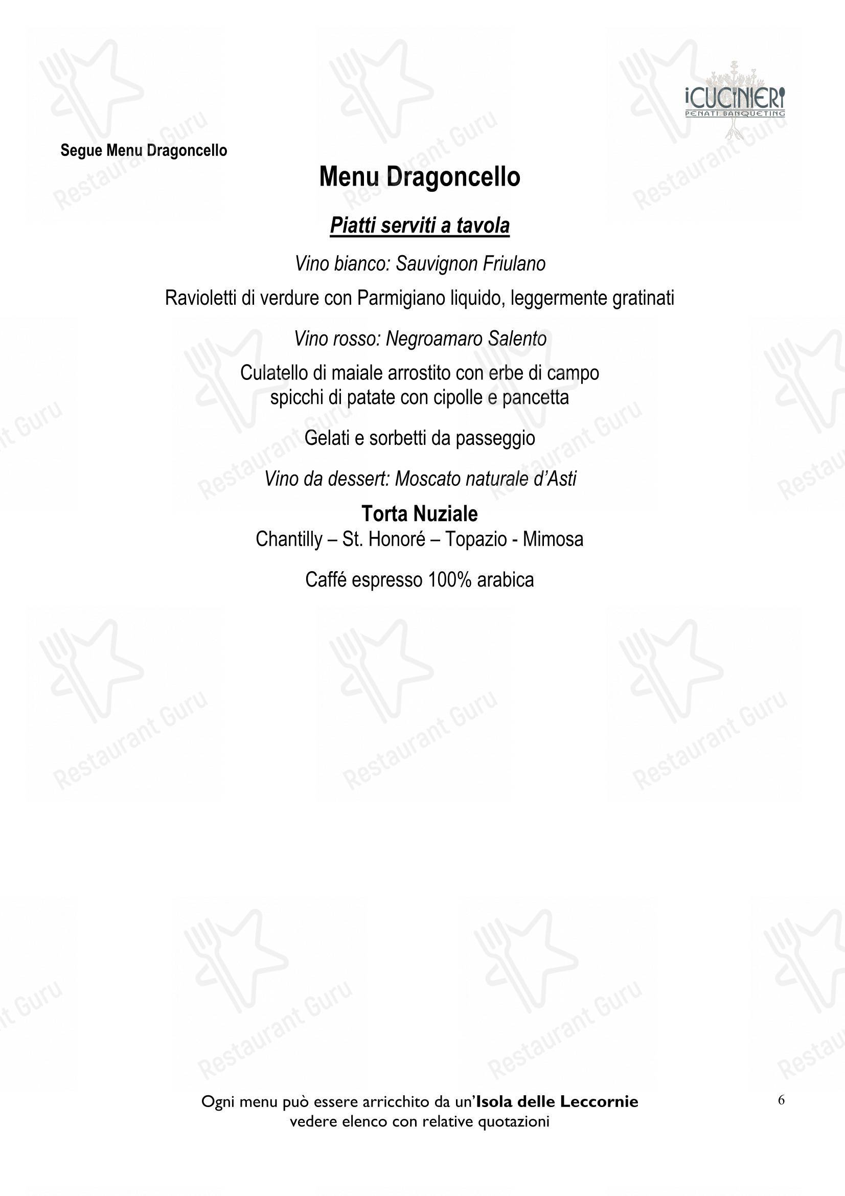 One Off Appetizer in Viganò - Menu