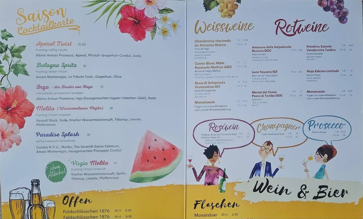 Menu di OscarOne Bar & Lounge 