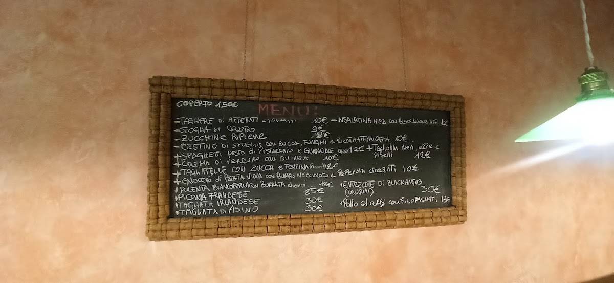 Menu di Osteria Ripasso 