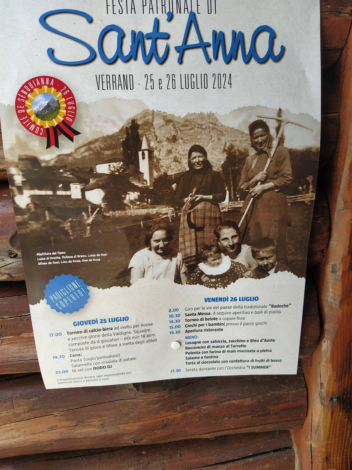 Menu di Osteria della Malora 