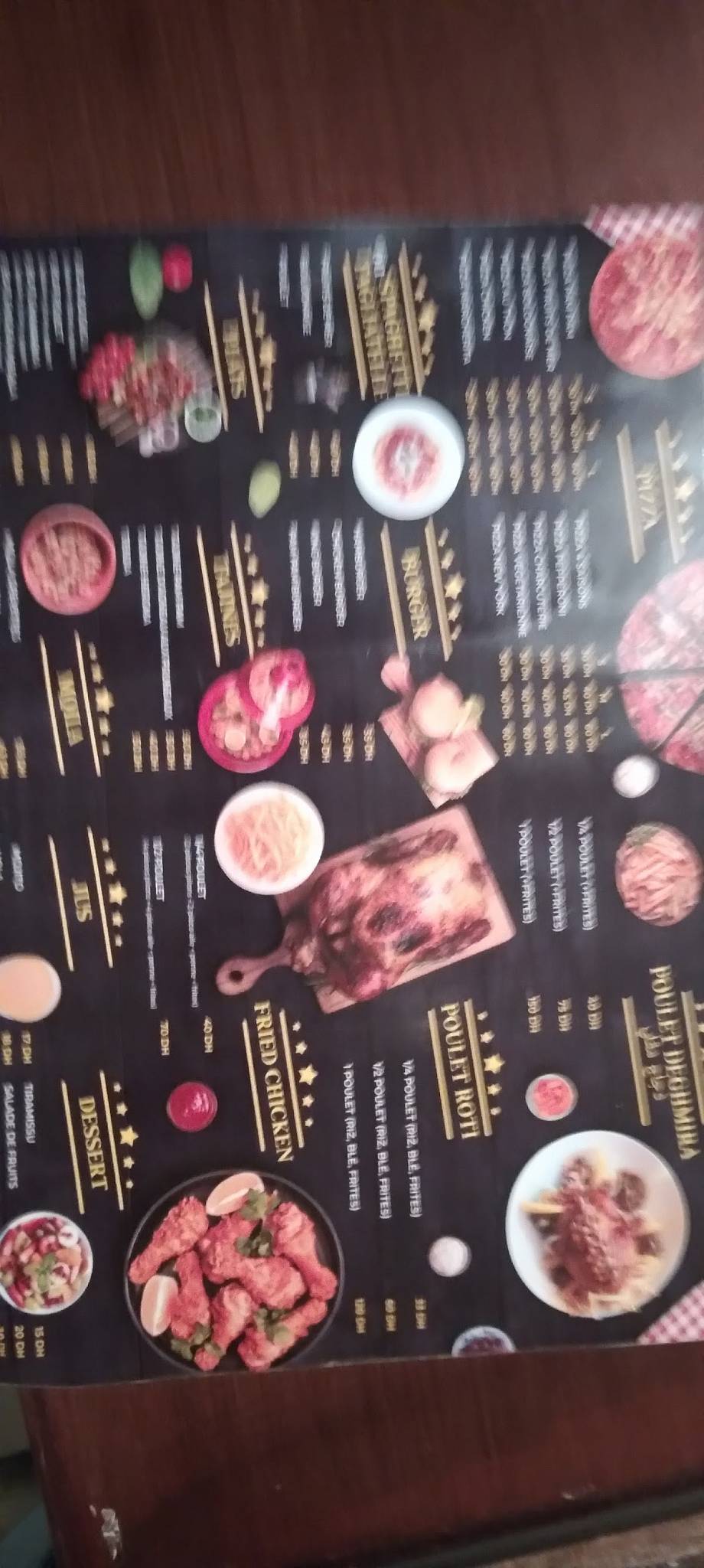 Menu de PamPam