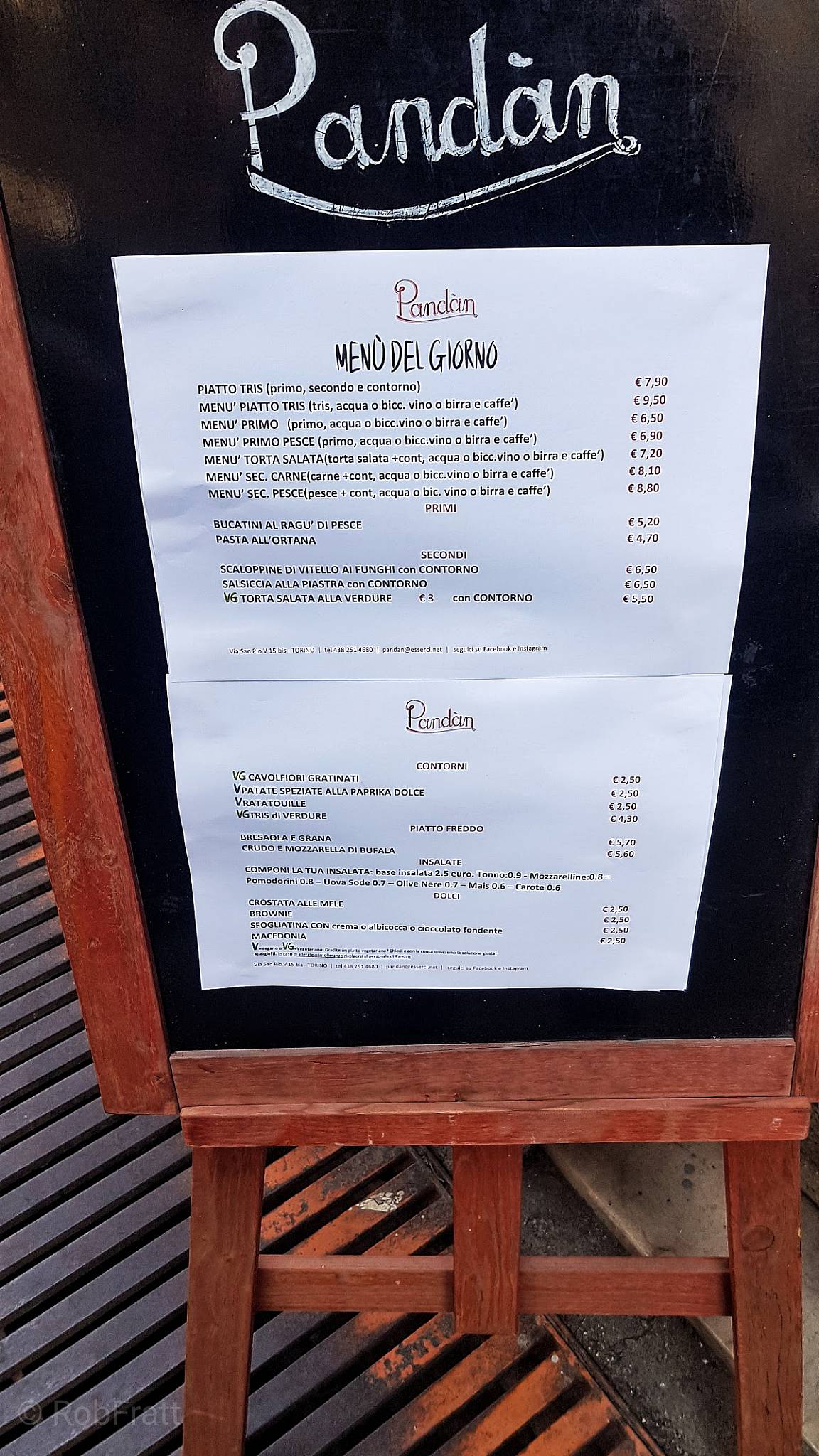 Menu di Pandàn 