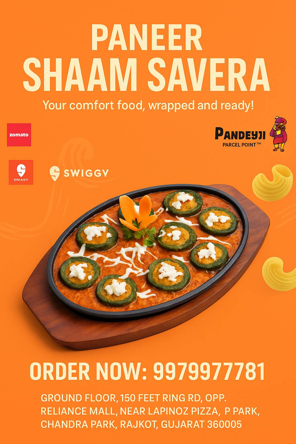 Pandeyji Restaurant & Parcel Point menu