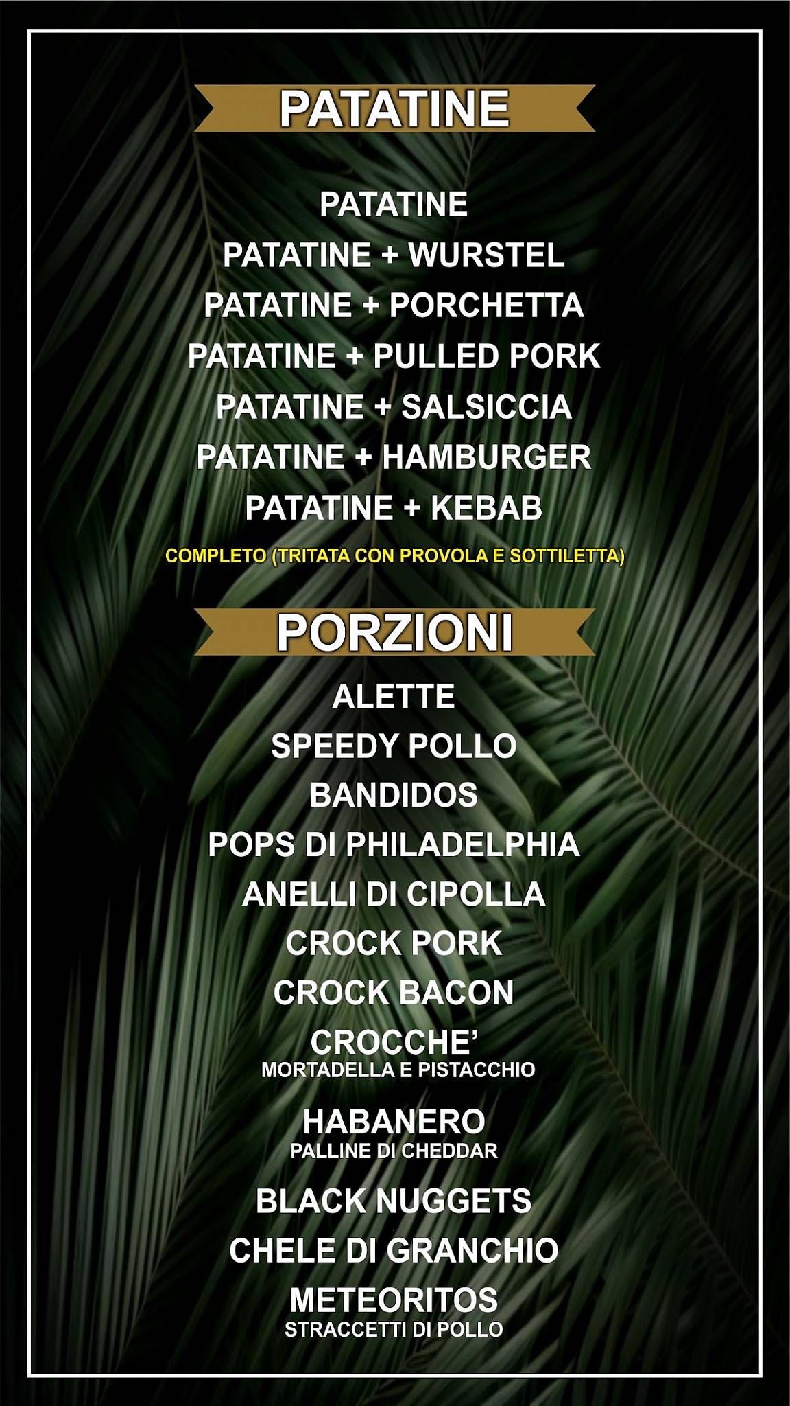 Menu di Paninoteca isla 