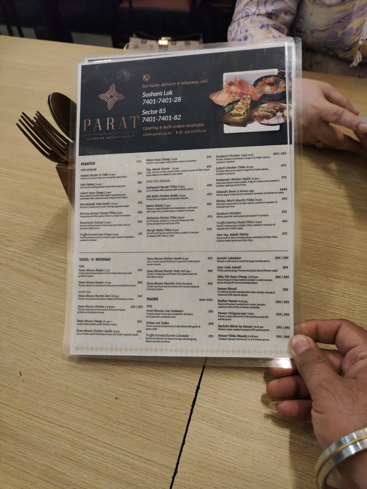 Parat menu