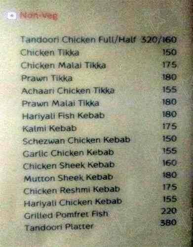 Pascah Multicuisine Restaurant menu