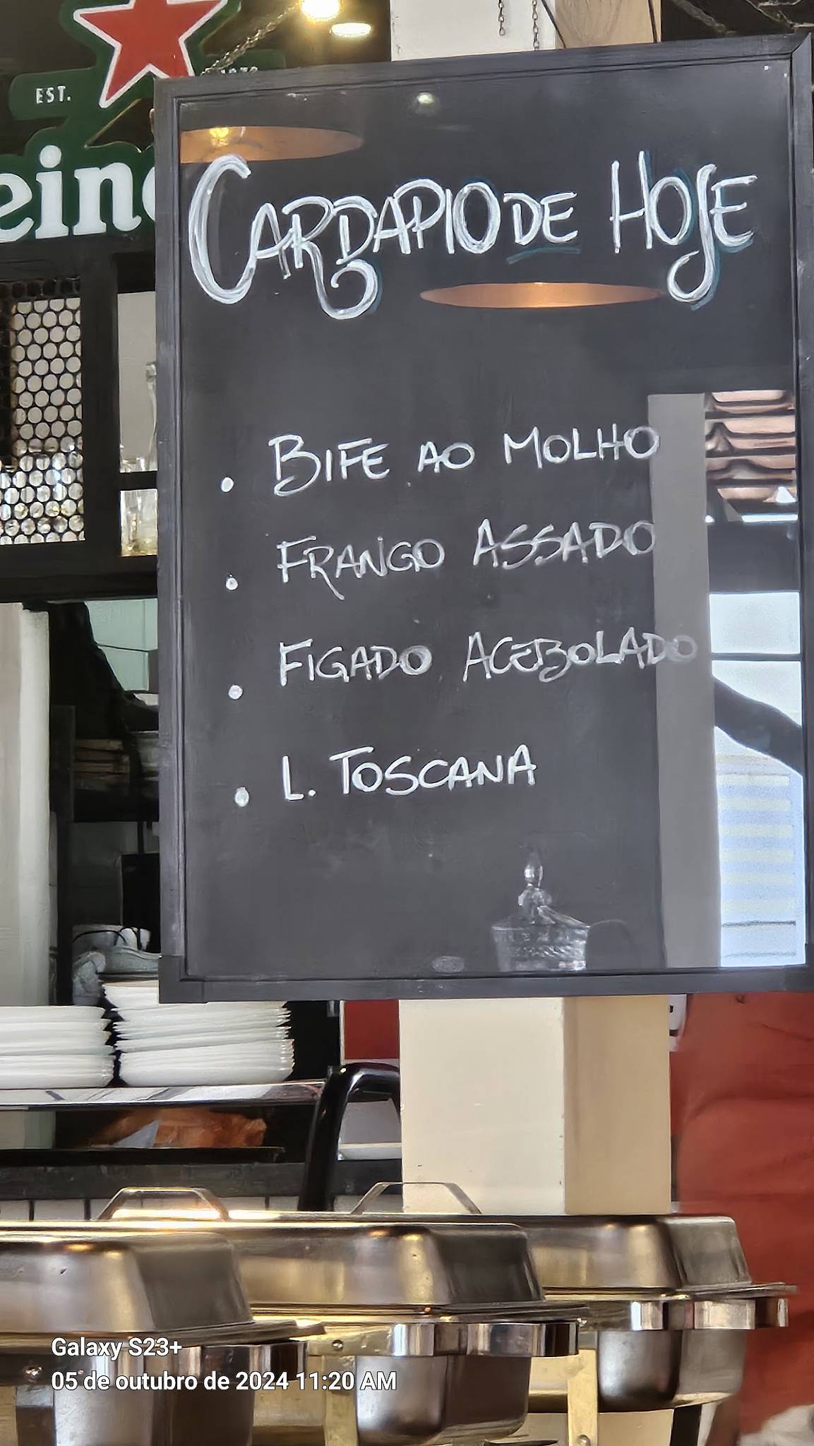 Passarela 338 cardápio