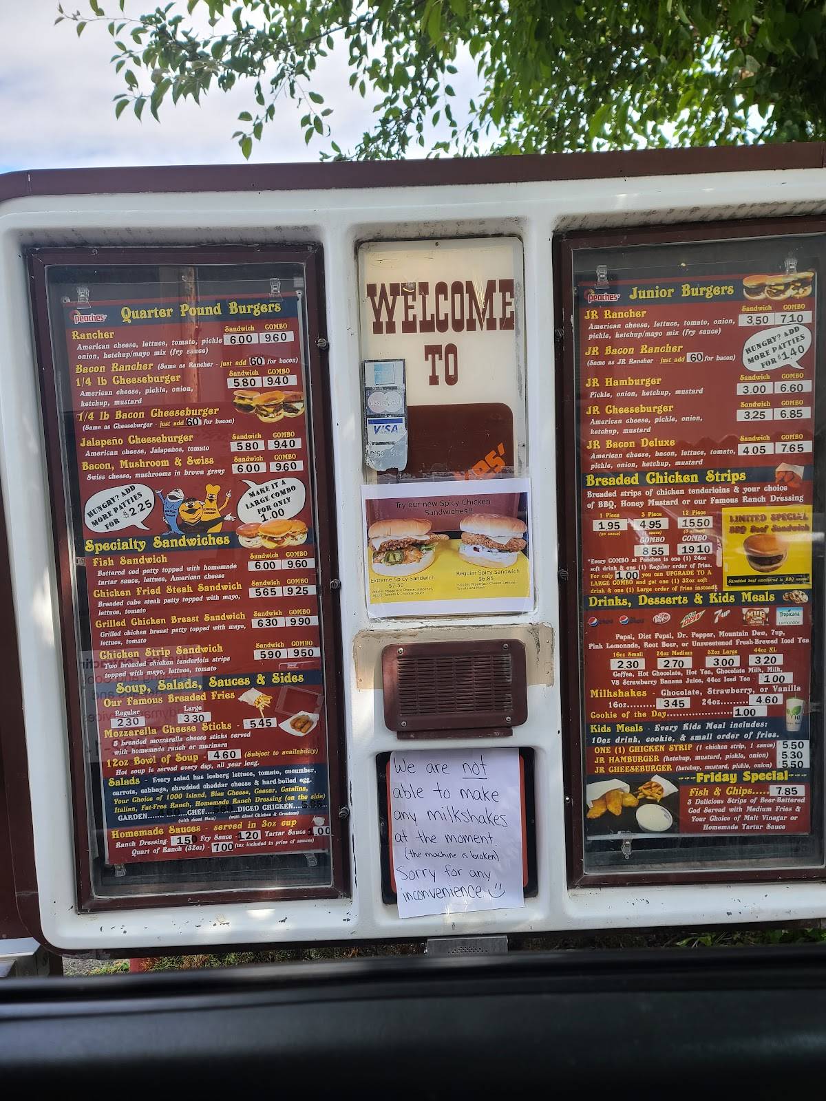 Menu at Peaches' Family Restaurant, Casper