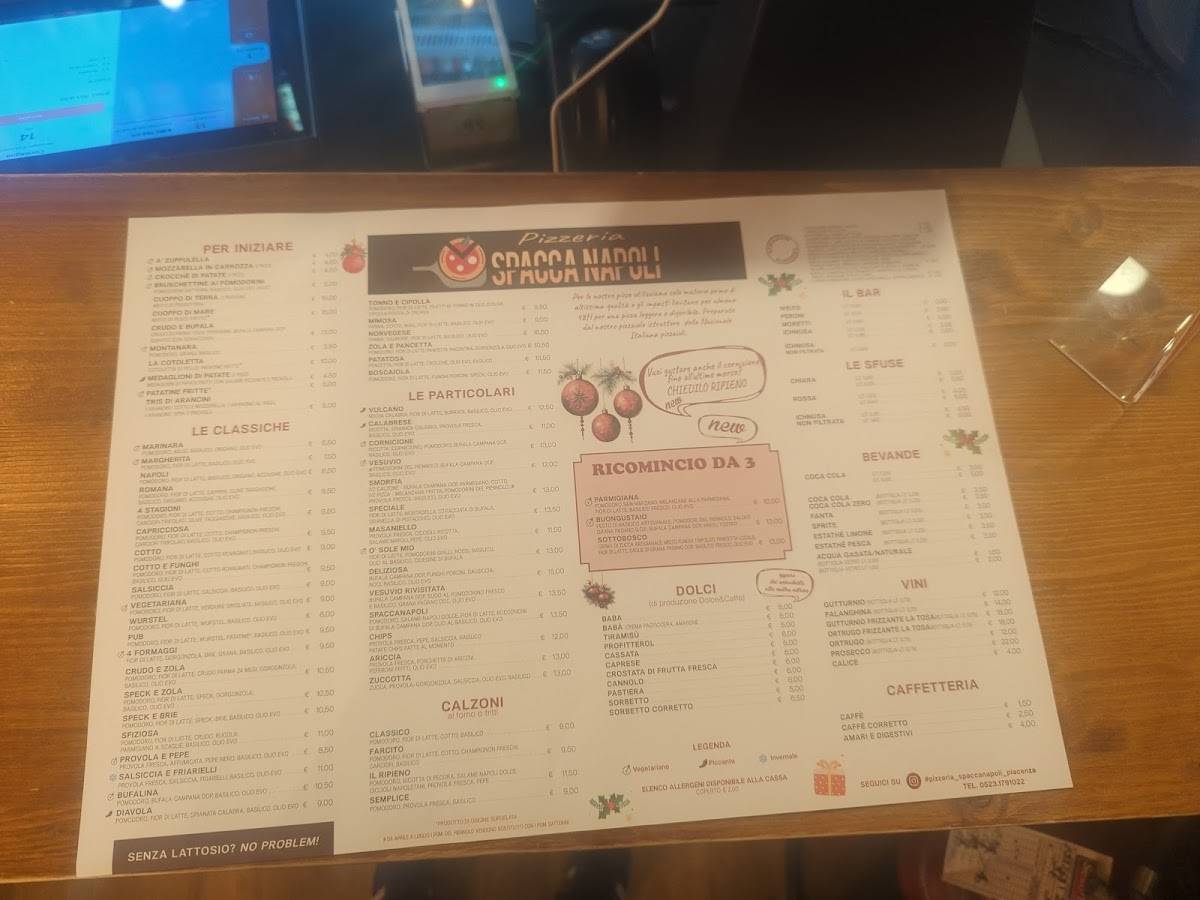 Menu di Spaccanapoli 