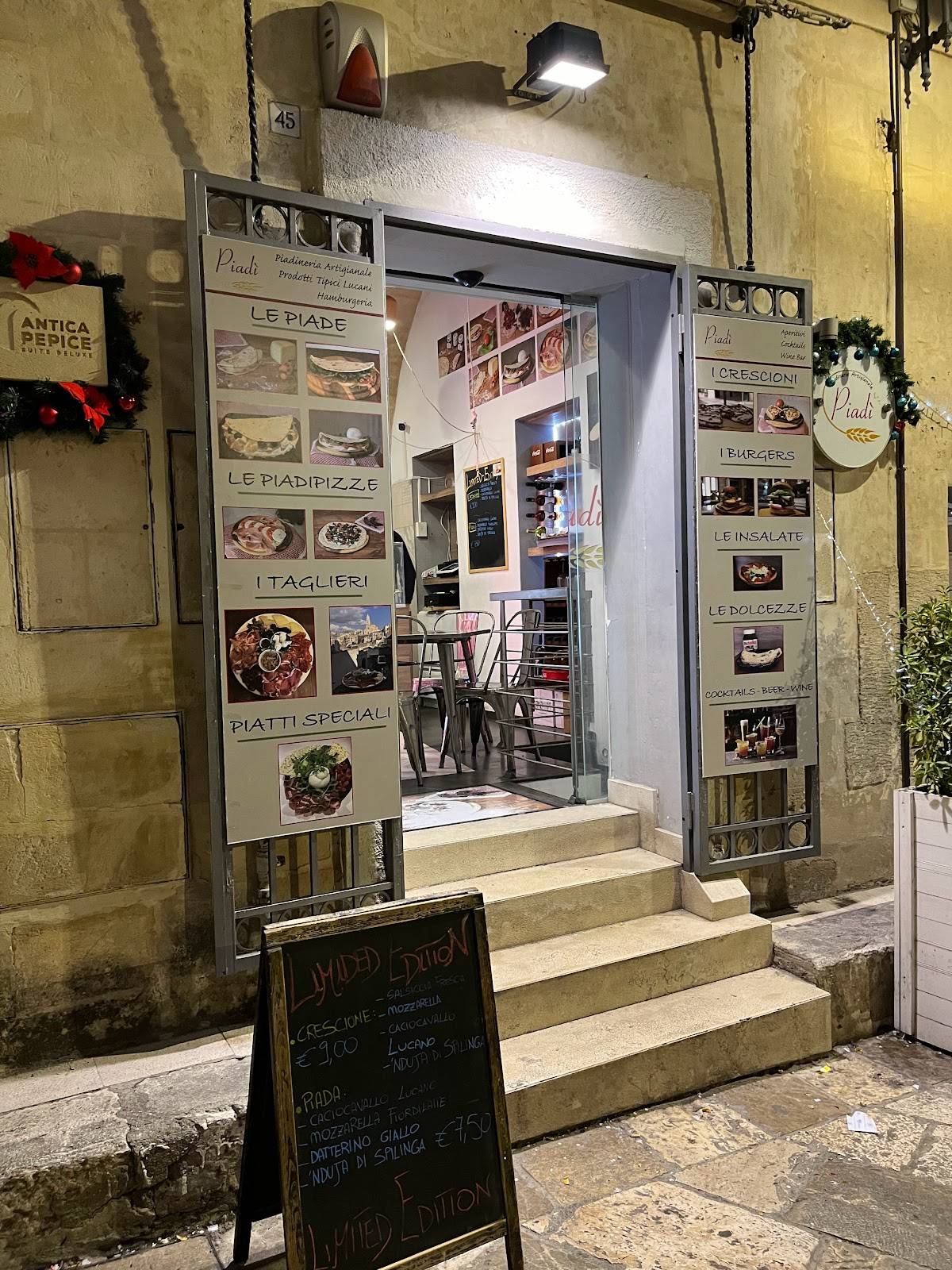Menu di Piadì 