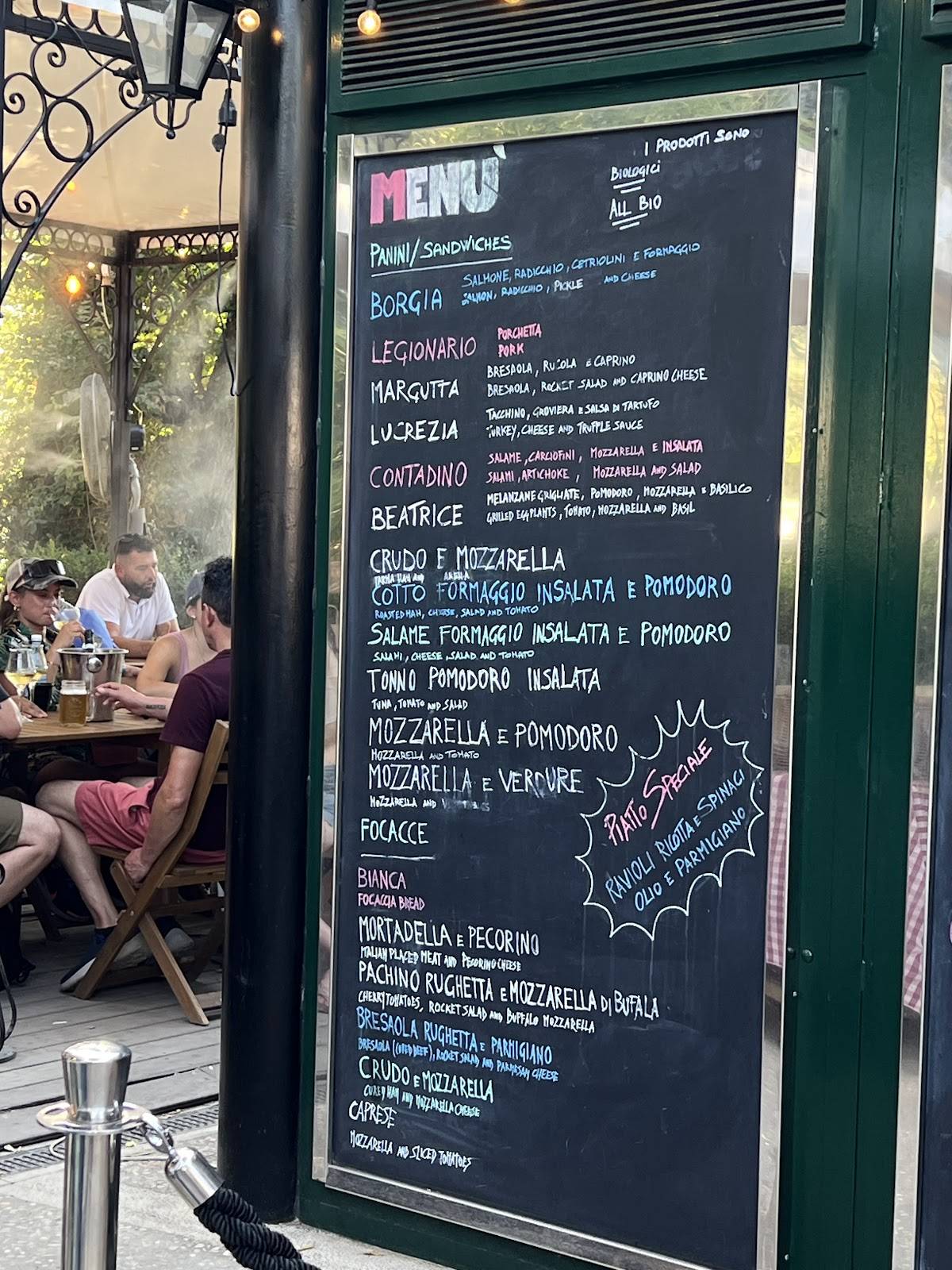 Menu di Pic Nic - Just Amir srl 