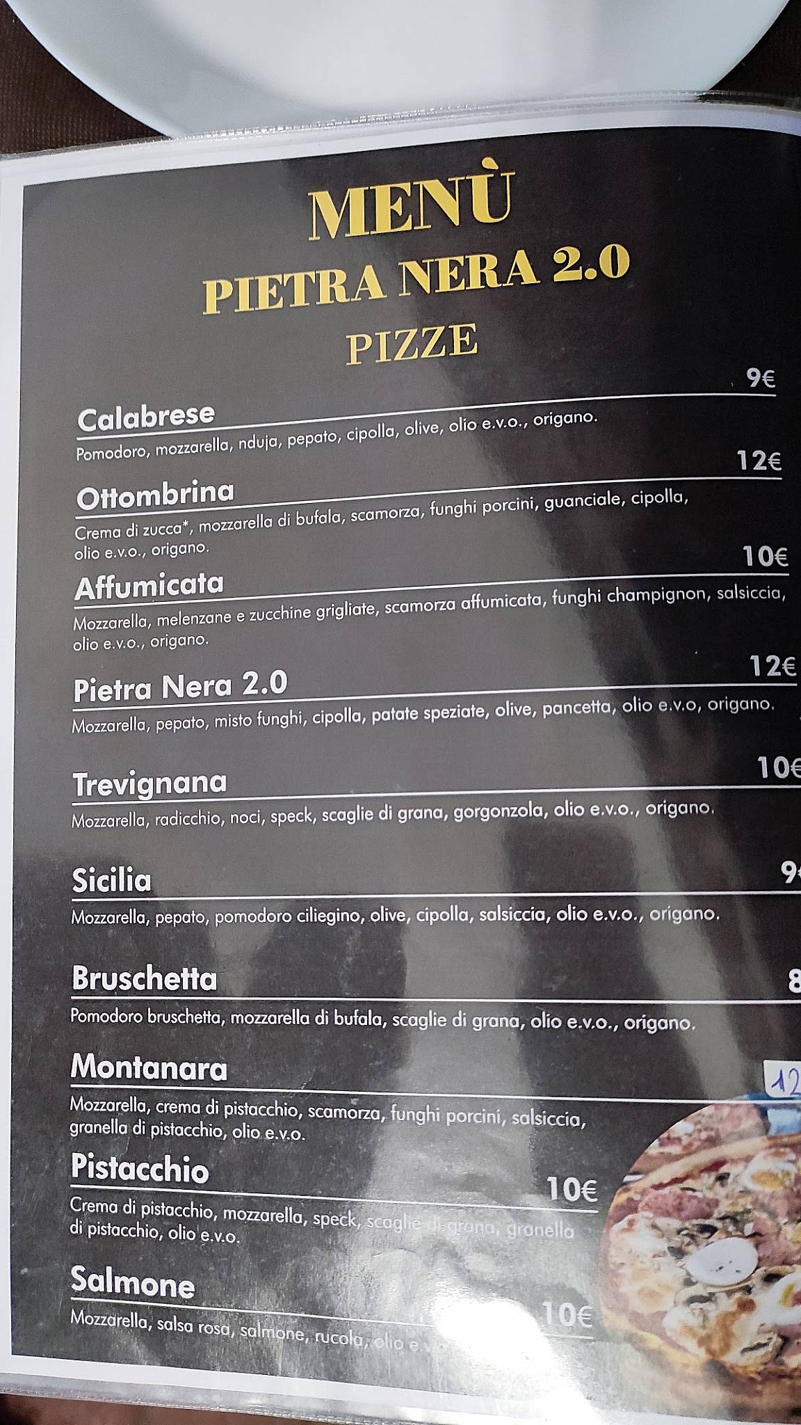 Menu di Pietra Nera 2.0 