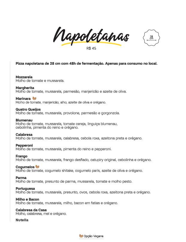 Pítizza Curitiba - Água Verde cardápio
