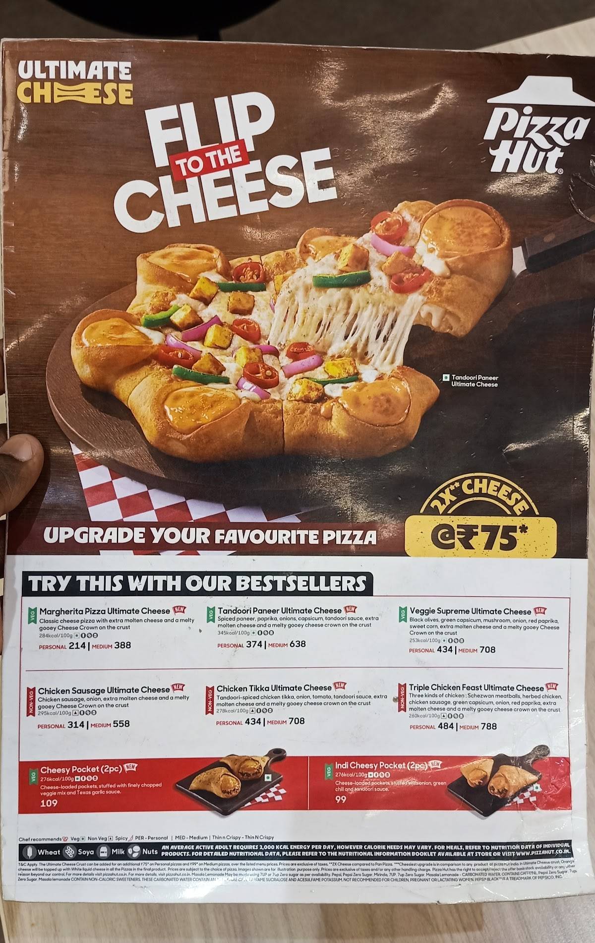 Pizza Hut City Centre Mall, Kolkata menu