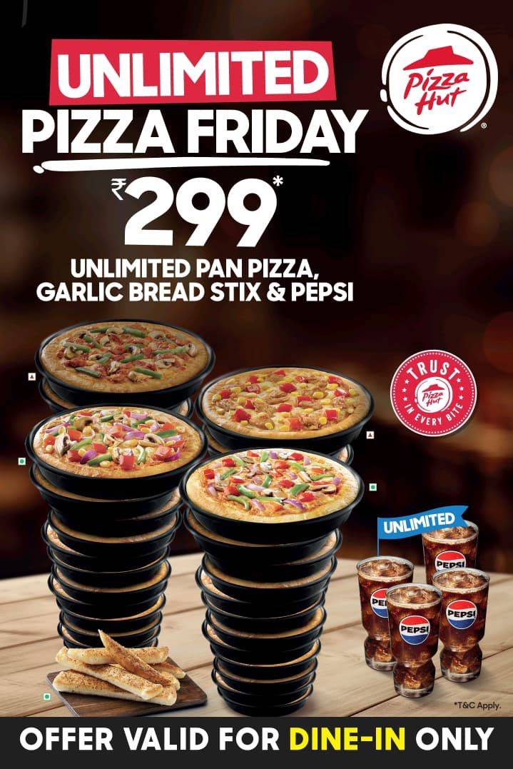 Pizza Hut Parvathi Nagar, Bellary menu
