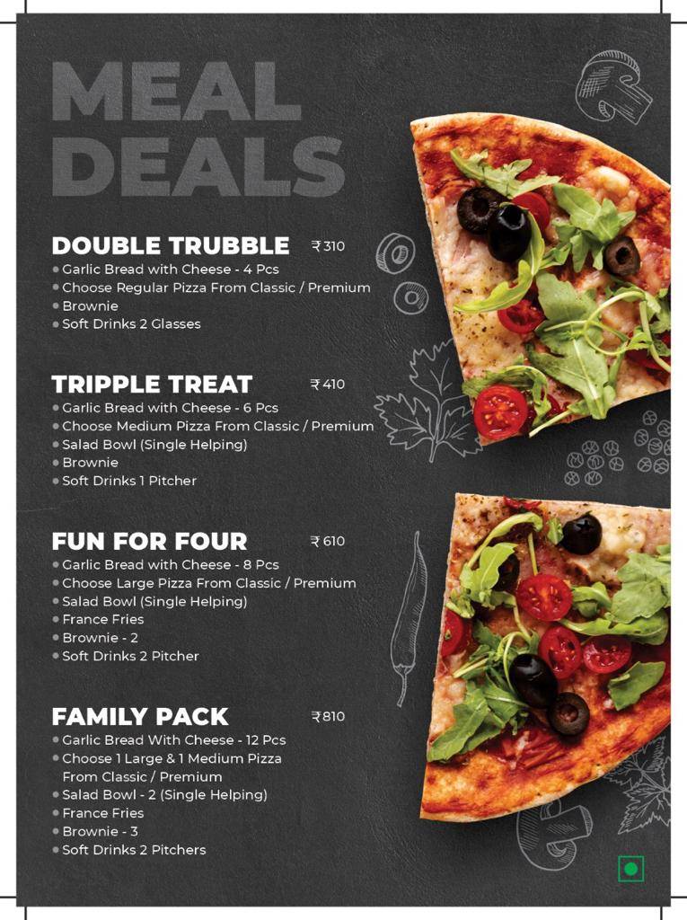 Pizza Zone Morbi menu