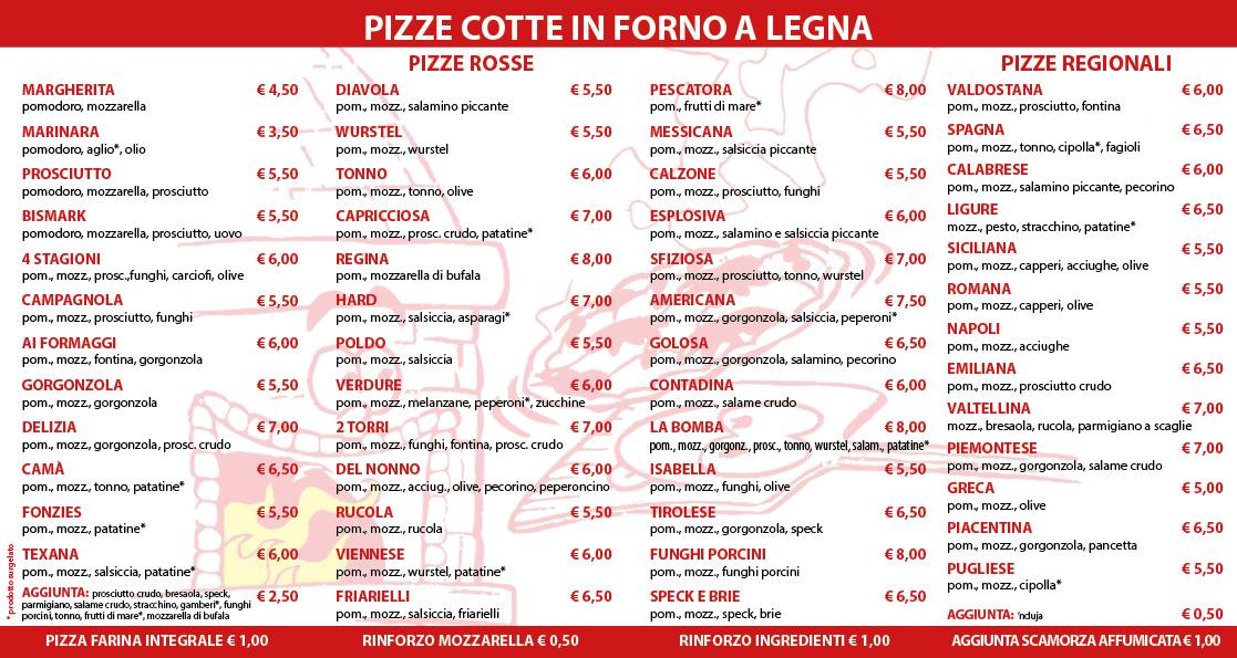 Menu di Pizza & Pizza 