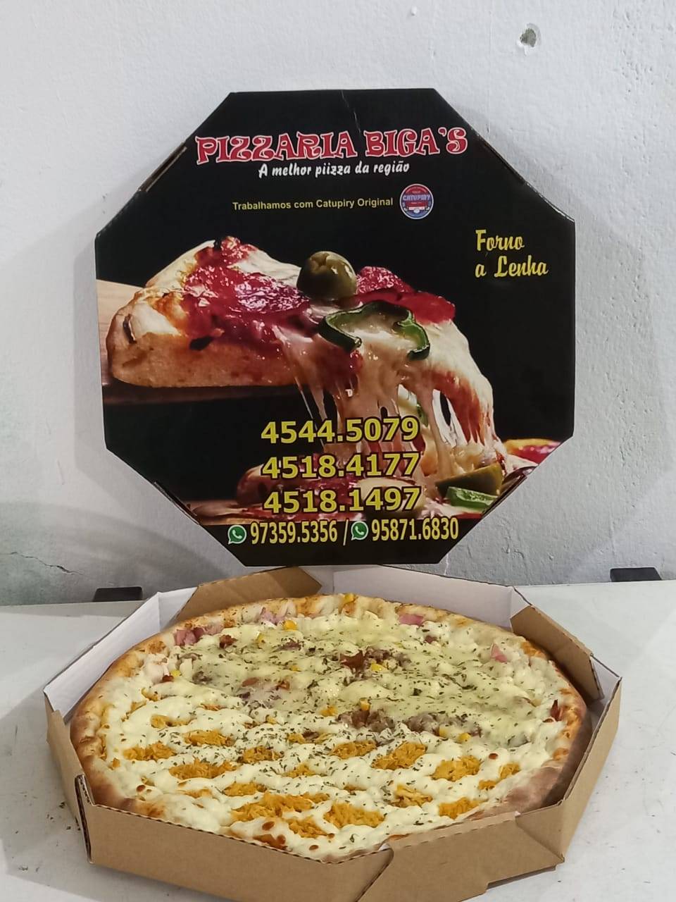Pizzaria Biga's cardápio