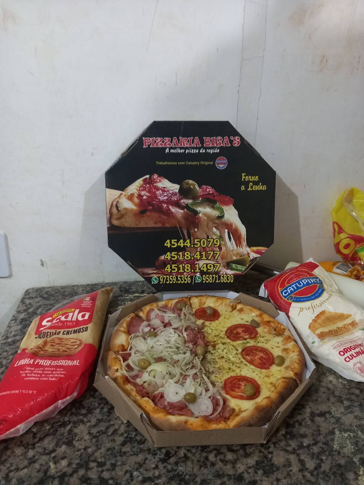 Pizzaria Biga's cardápio