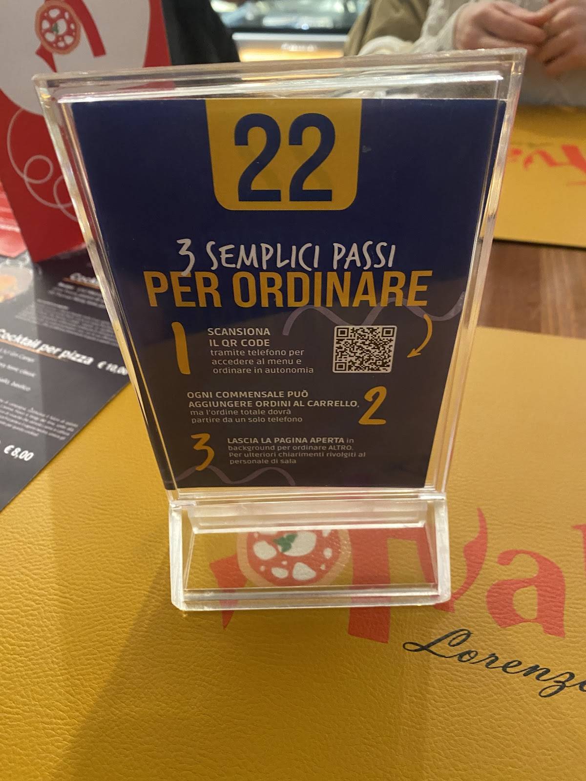 Menu di Pizzeria Avalon BARACCOLA 