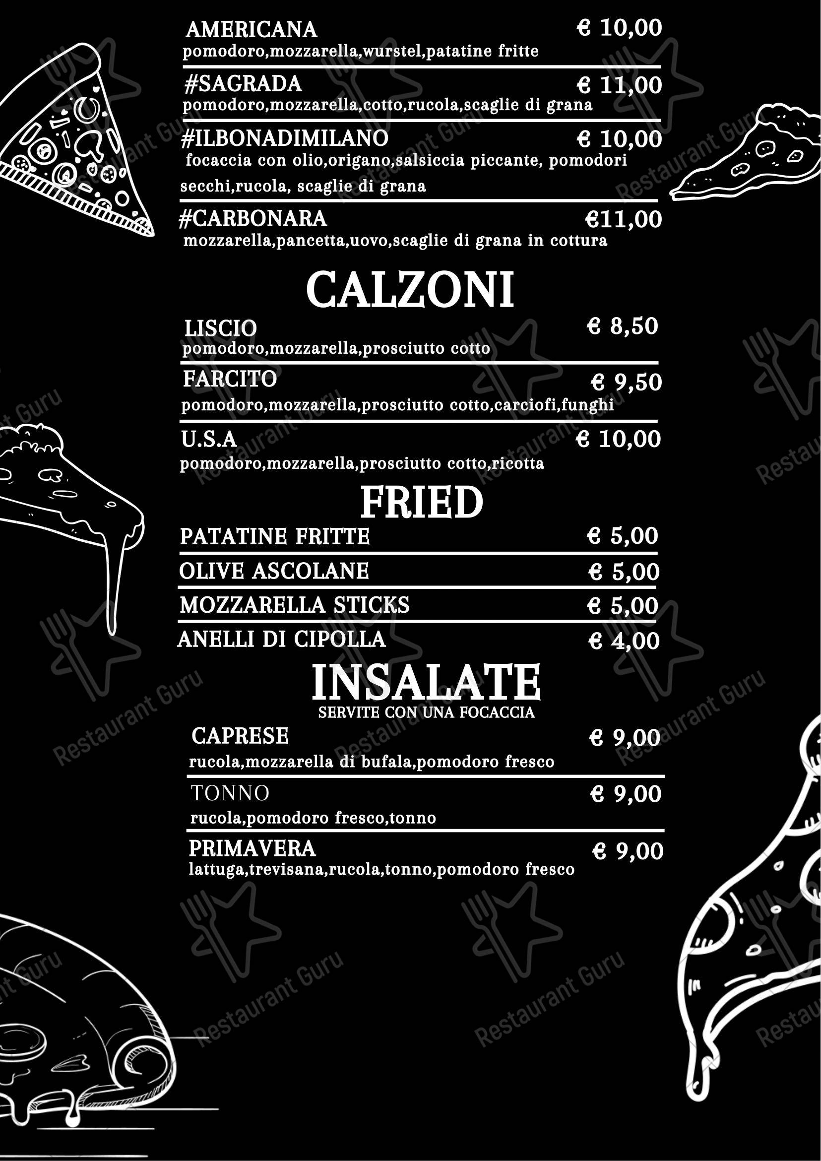 Pizzeria Da Romano Milano in Milano - Menu