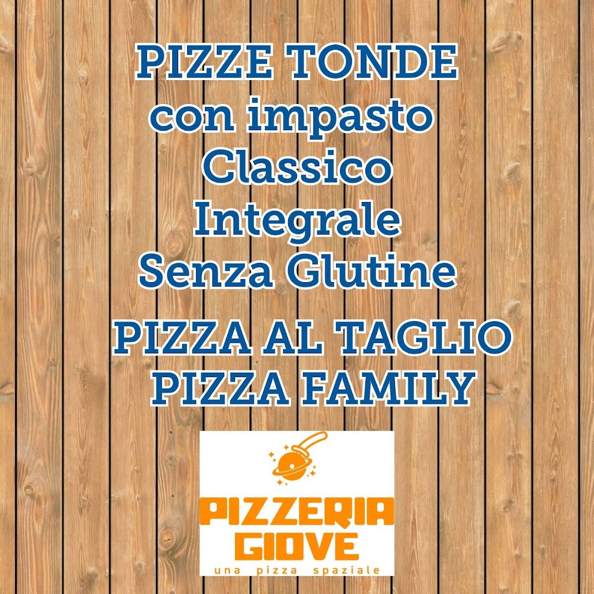 Menu di Pizzeria Giove 