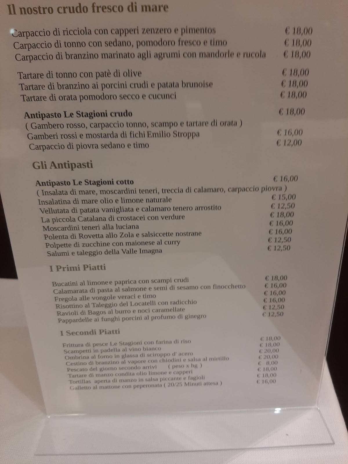 le stagioni orio al serio