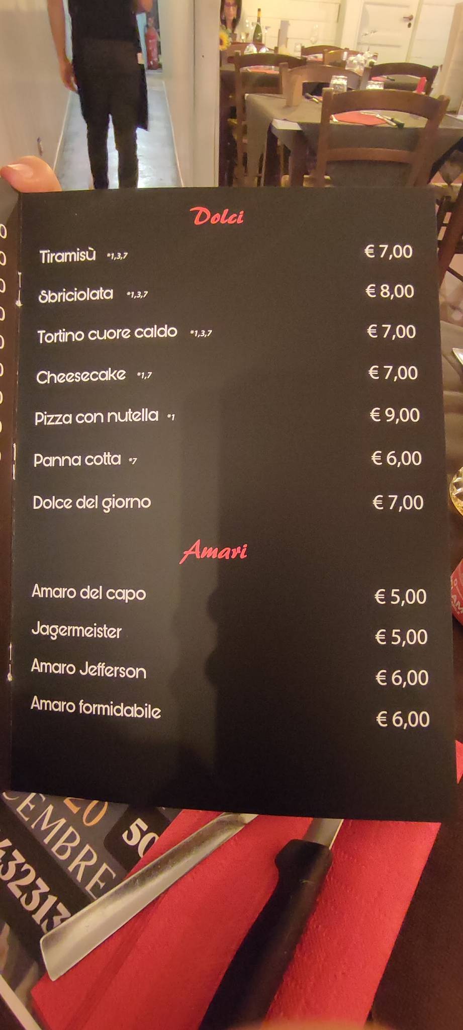 Menu di Pizzeria Mamma Katia 