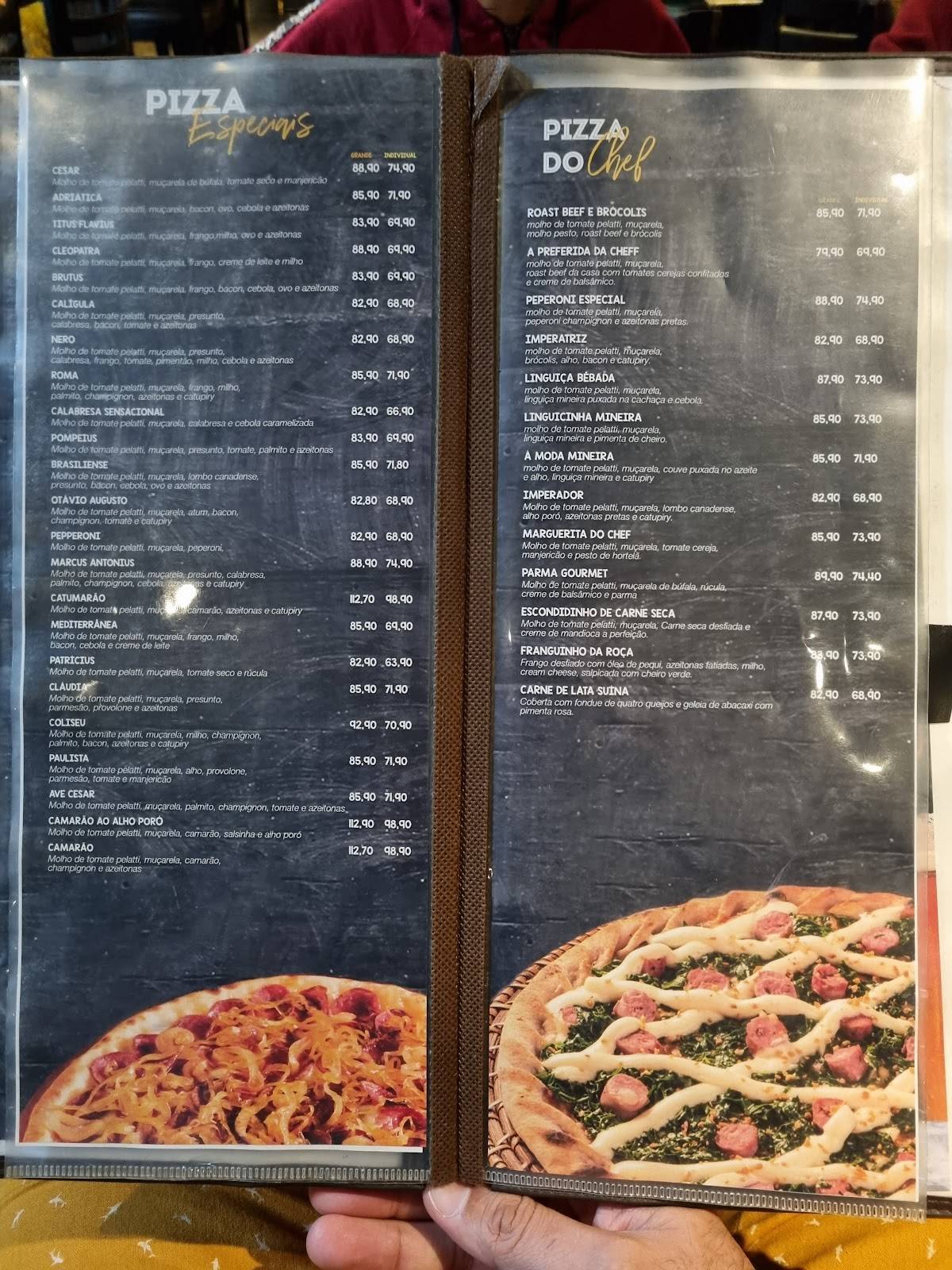 Pizza César - Guará cardápio