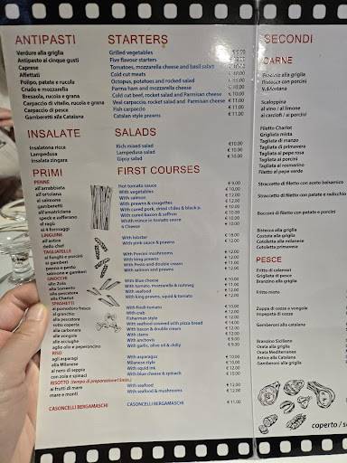 Menu di Pizzeria Ristorante Charlot 