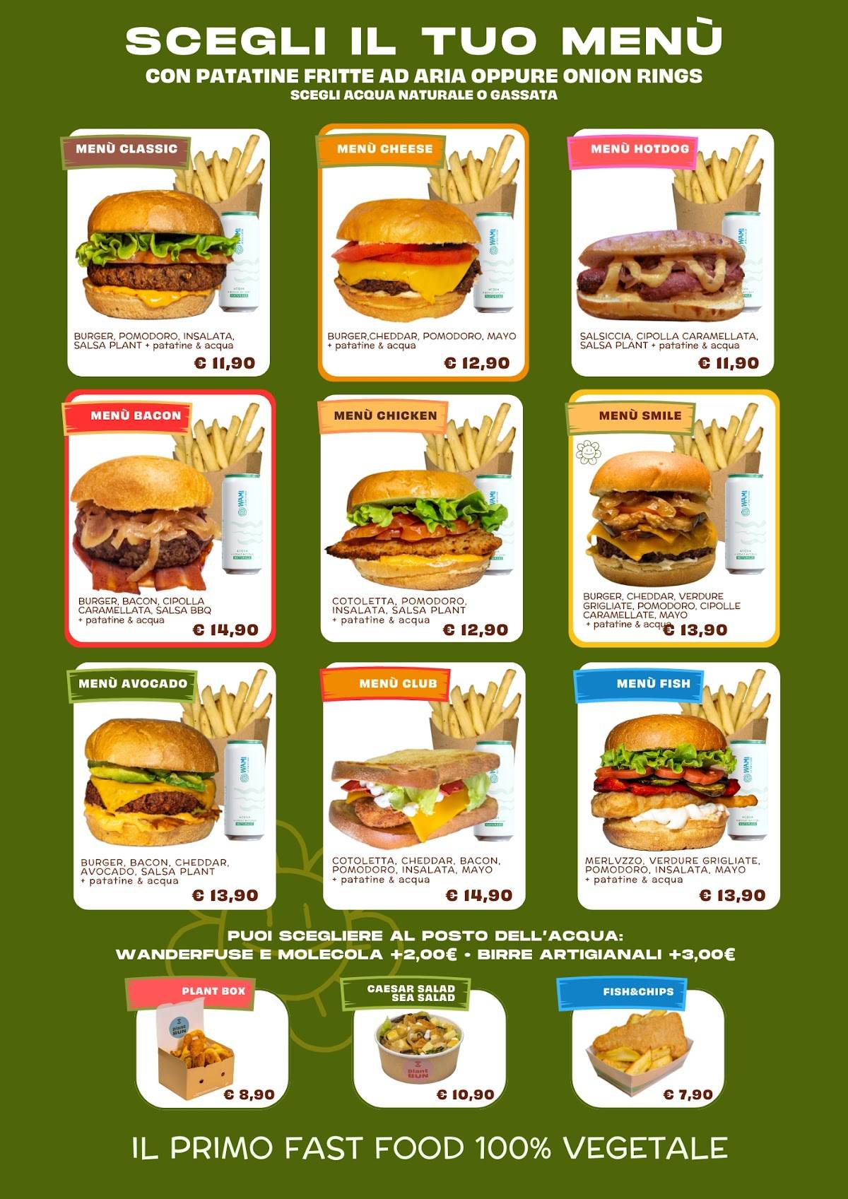 Menu di Plantbun 