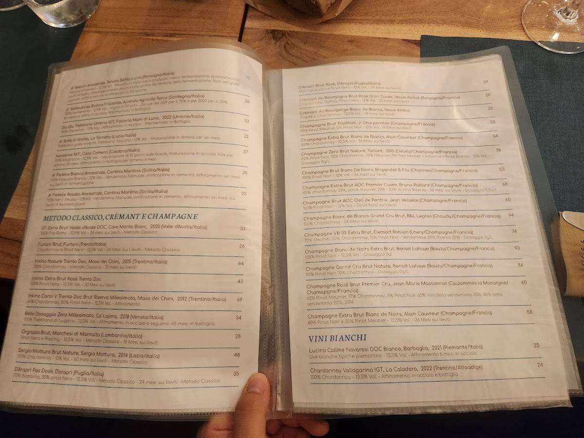 Menu di Ponziani Enoteca con Cucina Tradizionale 